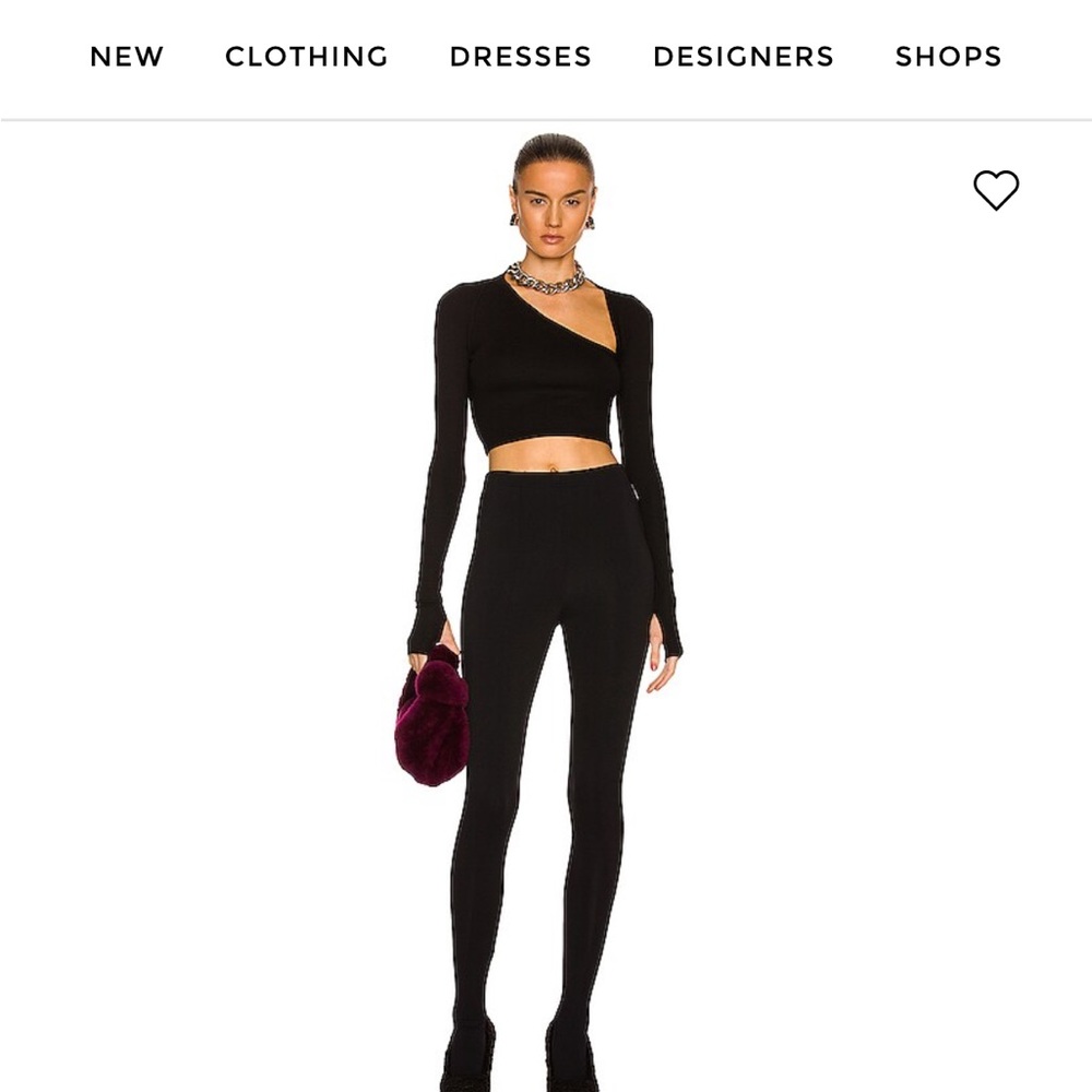 Alix NYC Stratton Crop Long Sleeve Top